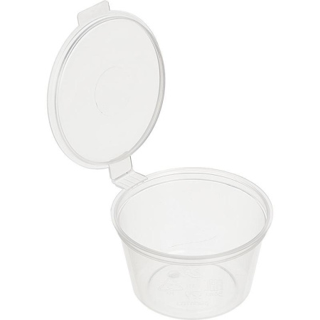 Соусница с крышкой пластиковая 30 мл 80 штук в упаковке