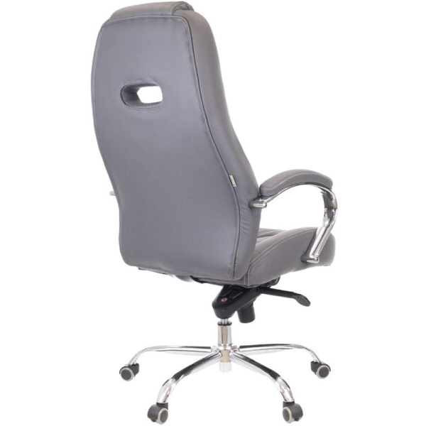 Кресло для руководителя Everprof Drift M серое (экокожа, металл)