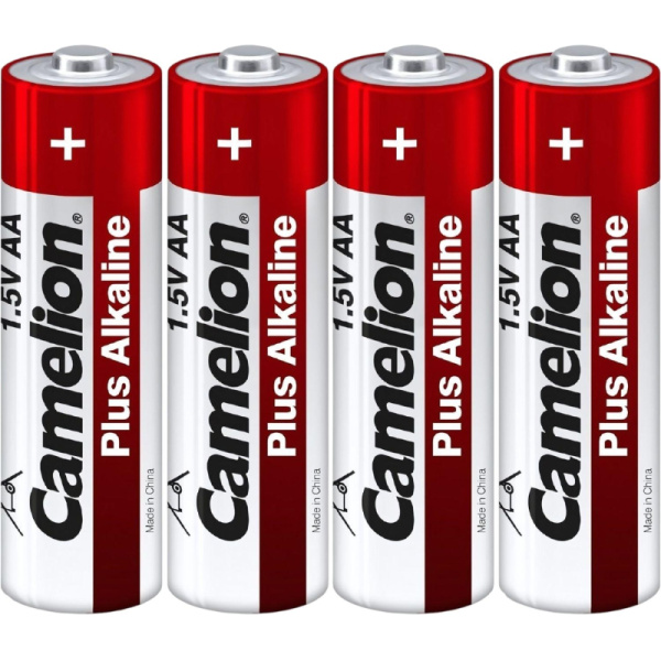 Батарейки Camelion Plus Alkaline пальчиковые АА LR6 (4 штуки в упаковке)