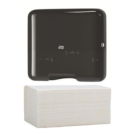 Полотенца бумажные листовые Protissue V-сложения 1-слойные 20 пачек по 250 листов (артикул производителя C192)