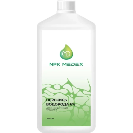Дезинфицирующее средство перекись водорода 6% 1 л