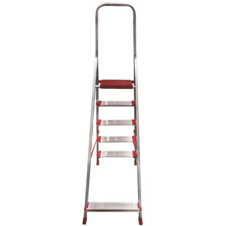 Стремянка алюминиевая 5 ступеней Новая Высота 5110105