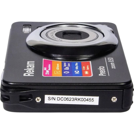 Фотоаппарат Rekam Presto Zoom 800 черный (1107010101)