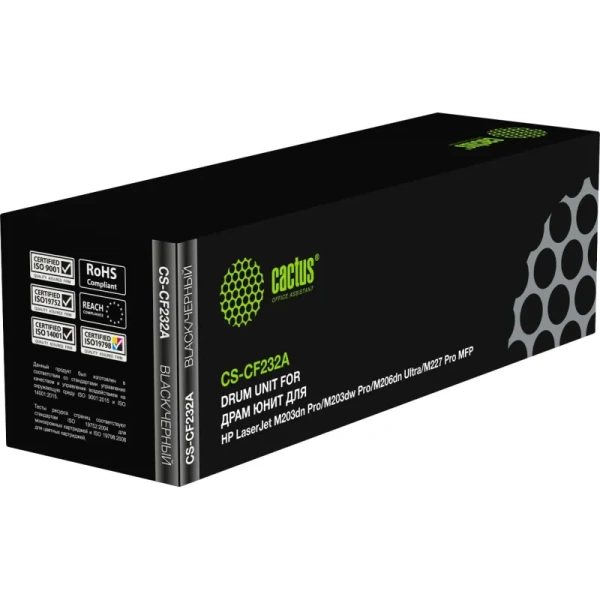 Фотобарабан Cactus CS-CF232A 3400 для HP чёрный совместимый