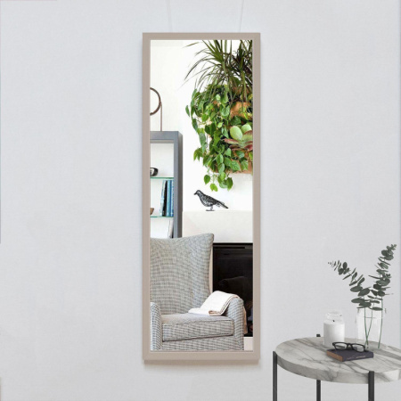 Зеркало настенное Комус Мебель (коричневый, 340х940 мм)