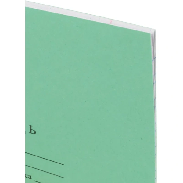 Тетрадь школьная зеленая БФ Гознака А5 12 листов в косую линию  (20 штук  в  упаковке)