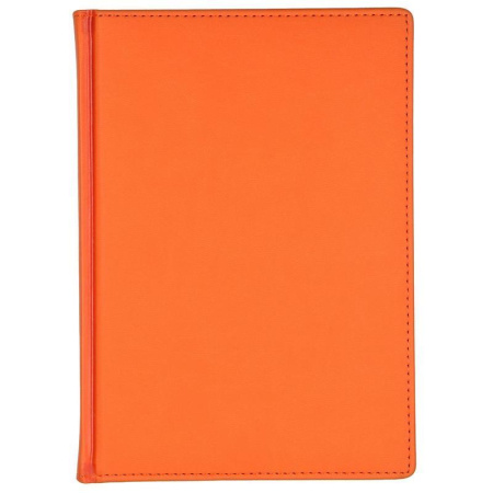 Ежедневник недатированный Attache Velvet искусственная кожа A5+ 136  листов оранжевый (146х206 мм)