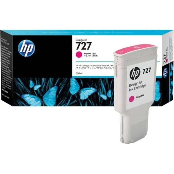 Картридж струйный HP 727 F9J77A пурпурный оригинальный повышенной емкости