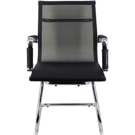 Конференц-кресло Everprof Opera CF черное (сетка, металл хромированный)