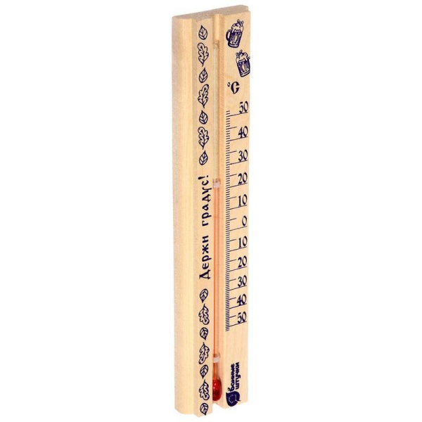 Термометр Банные штучки Держи градус в предбанник 21х4х1.5 см
