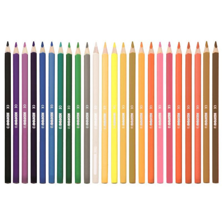 Карандаши цветные Kores Kromas 24 цвета трехгранные