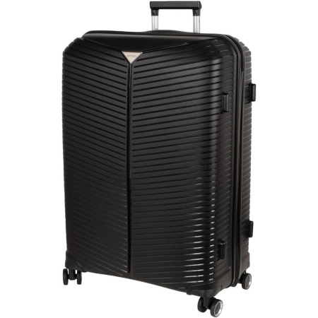 Чемодан Polar 91 литр из пластика черный (РР823) Чемодан Polar 91 литр из пластика черный (РР823)