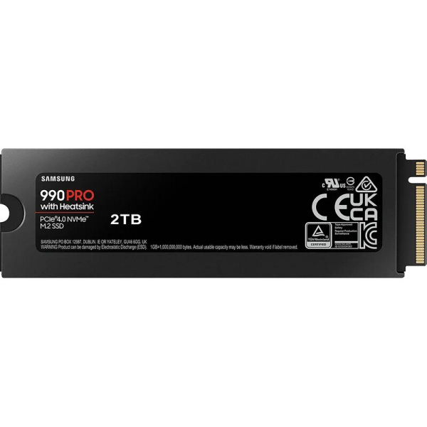 SSD накопитель Samsung 990 Pro 2 ТБ (MZ-V9P2T0CW)