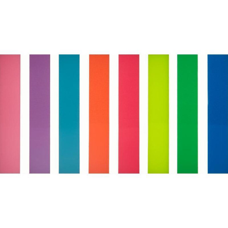 Клейкие закладки Attache пластиковые 8х45 мм 8 цветов по 20 листов