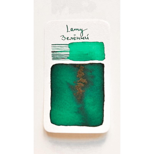 Чернила в патронах Lamy T10 зеленые (5 штук в упаковке)