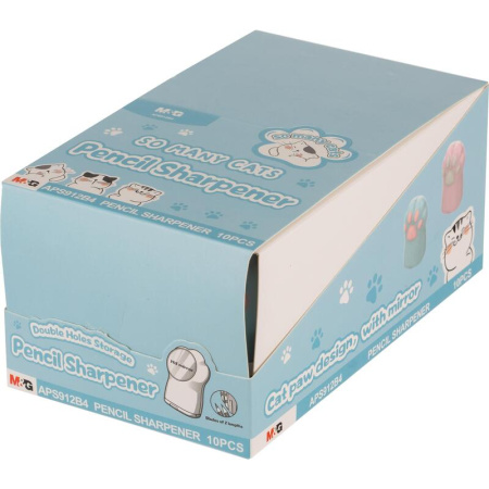 Точилка для карандашей M&G So Many Cats с контейнером пластиковая  (APS912B4)