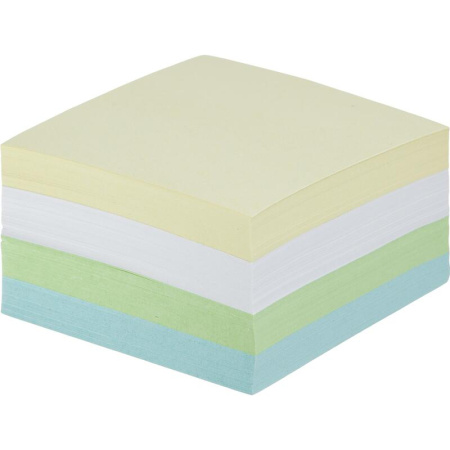 Блок для записей Attache Economy 90х90х50 мм разноцветные (плотность 65  г/кв.м)