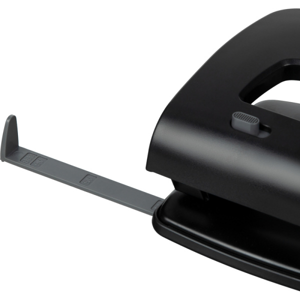 Дырокол Attache Perform до 40 листов черный с линейкой