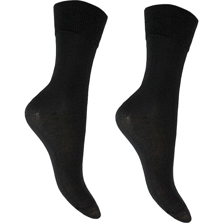 Носки мужские черные без рисунка размер 25