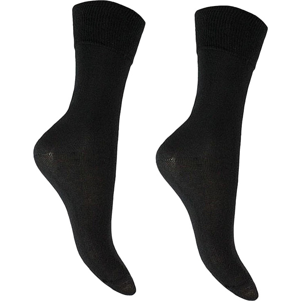 Носки мужские черные без рисунка размер 25