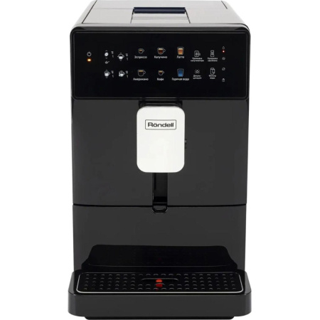 Кофемашина с капучинатором Rondell RDE-1115 чёрная