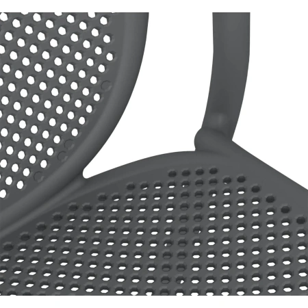 Стул Sheffilton SHT-S172 тёмно-серый (пластик)