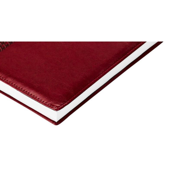 Ежедневник недатированный InFolio Lozanna искусственная кожа А5 160 листов бордовый (140х200 мм)