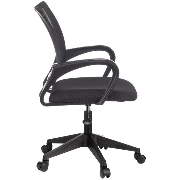 Кресло офисное Бюрократ CH-695NLT черное (сетка/ткань, пластик)