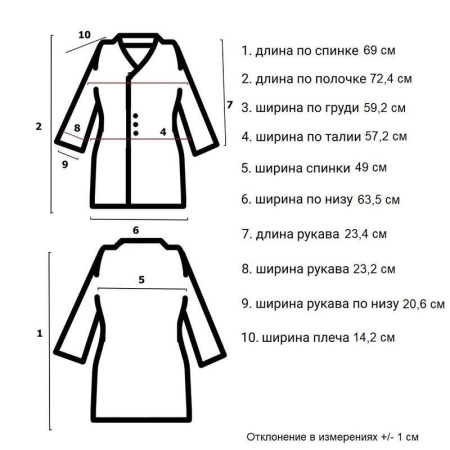 Блуза медицинская женская м16-БЛ короткий рукав синяя (размер 52-54, рост 170-176)