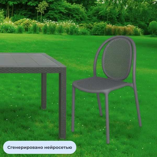 Стул Sheffilton SHT-S172 тёмно-серый (пластик)