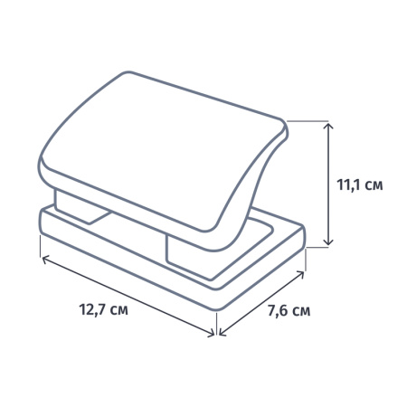 Дырокол Maped Advanced до 35 листов серебристый