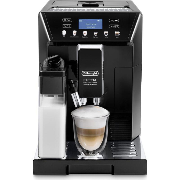 Кофемашина DeLonghi Eletta Cappuccino Evo ECAM46.860.B черная