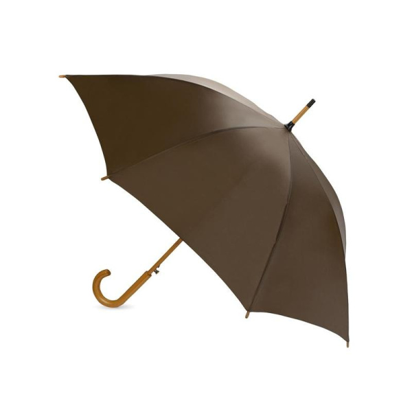 Зонт-трость Радуга полуавтомат коричневый (907038)