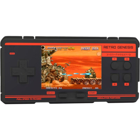 Игровая приставка (консоль) Retro Genesis Port 3000 16 ГБ черно-красная  + 4000 игр (Pkt201)