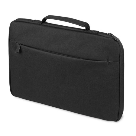 Сумка для ноутбука Flank из полиэстера черного цвета (954407)