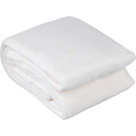 Плед Luscan микрофибра 200х220 см молочный