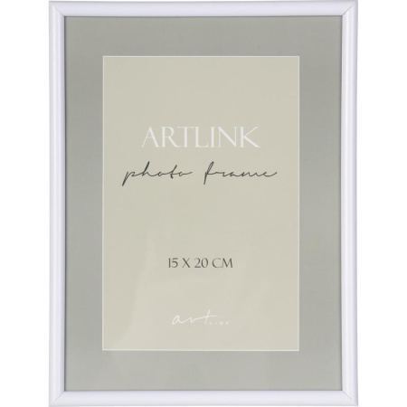 Рамка Decoline White А5 15x20 см пластиковый багет 8 мм белый