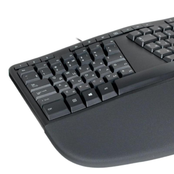 Клавиатура Microsoft Ergo Black черная (LXM-00011)