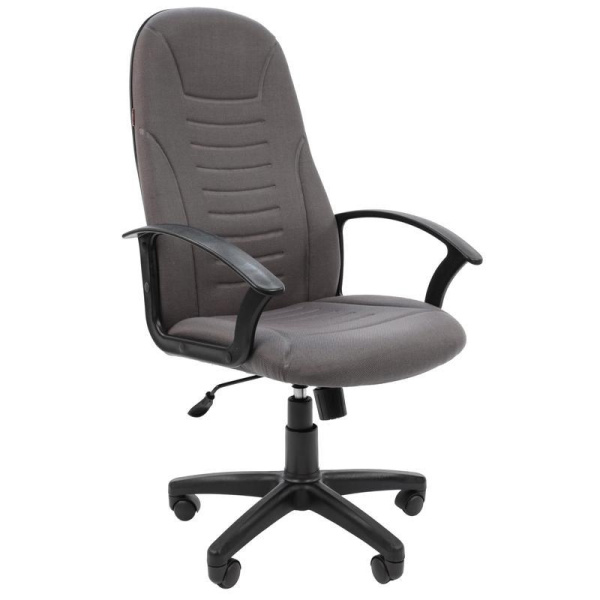Кресло для руководителя Easy Chair 640 ТС серое (ткань, пластик)