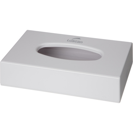 Диспенсер для салфеток Luscan настольный пластиковый белый
