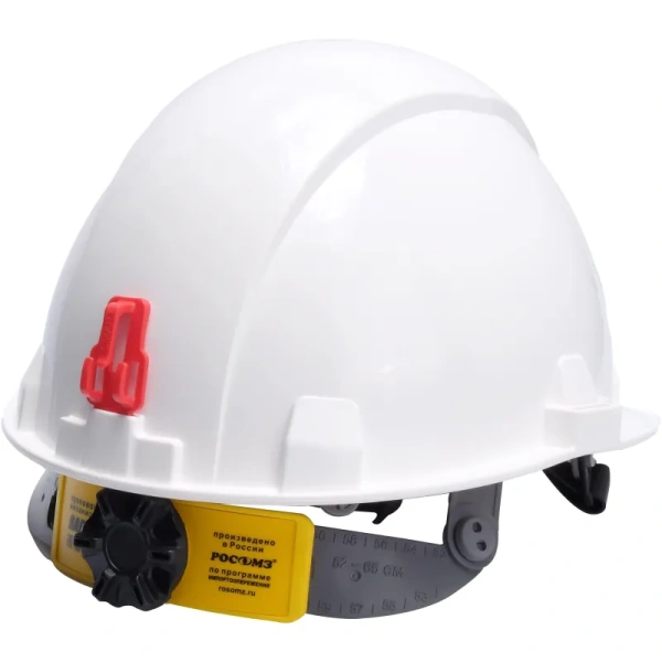 Каска защитная термостойкая РОСОМЗ СОМЗ-55 FavoriT Termo Rapid белая с  храповым механизмом (76717)