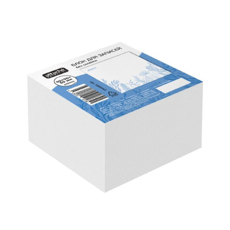 Блок для записей Attache Selection Флора 90x90x50 мм голубой (плотность   100 г/кв.м)