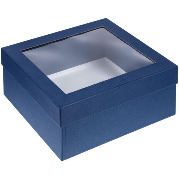 Коробка подарочная Teaser синяя 25.6x22.6x10.3 см