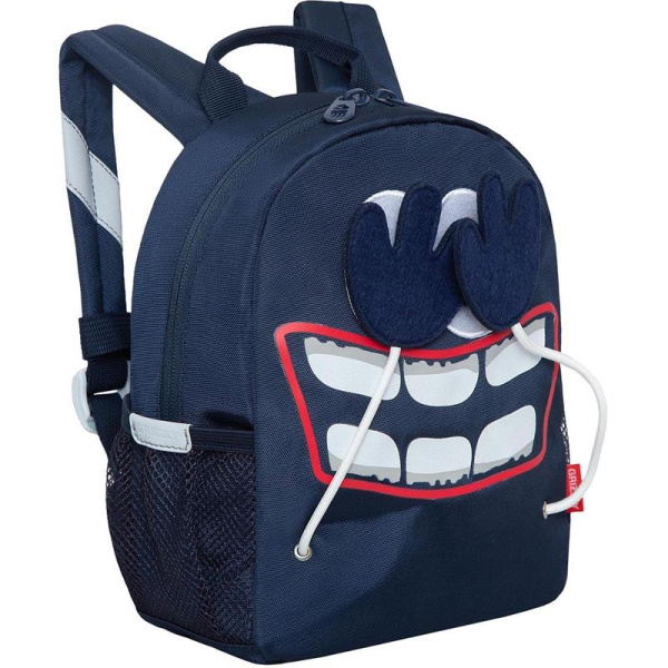 Рюкзак дошкольный Grizzly синий (RS-374-4)