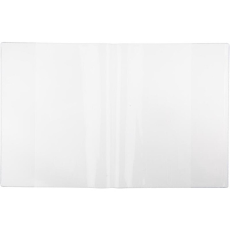 Набор обложек для дневников и тетрадей Комус Класс 10 штук в упаковке   (215x355 мм,  110 мкм) прозрачные