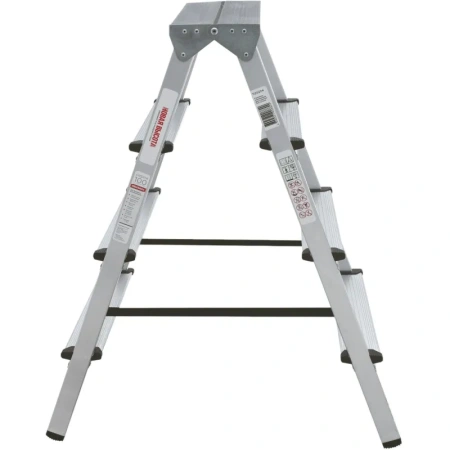 Стремянка алюминиевая двухсторонняя Новая Высота NV 1120 2х4 ступени  (1120204)
