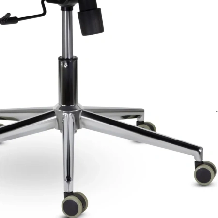 Кресло для руководителя Соло чёрное (сетка, металл)