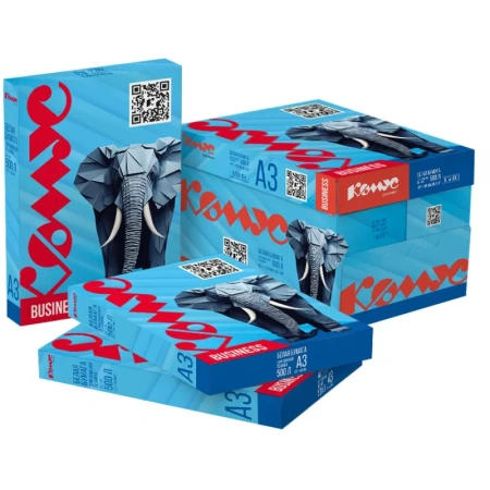 Бумага для офисной техники Комус Документ Business (А3, марка B, 80 г/кв.м, 500 листов)