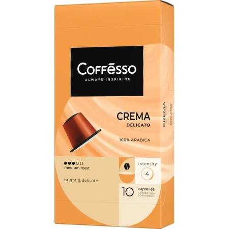Кофе в капсулах для кофемашин Coffesso Ассорти 4 вкуса №2 (4 упаковки по  10 капсул)