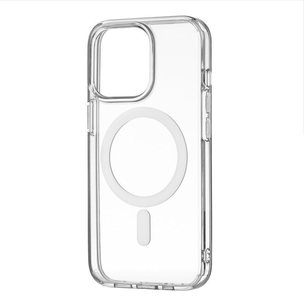 Чехол-накладка uBear Real MagCase для Apple iPhone 13 Pro прозрачный  (CS109TT61PRL-I21M)